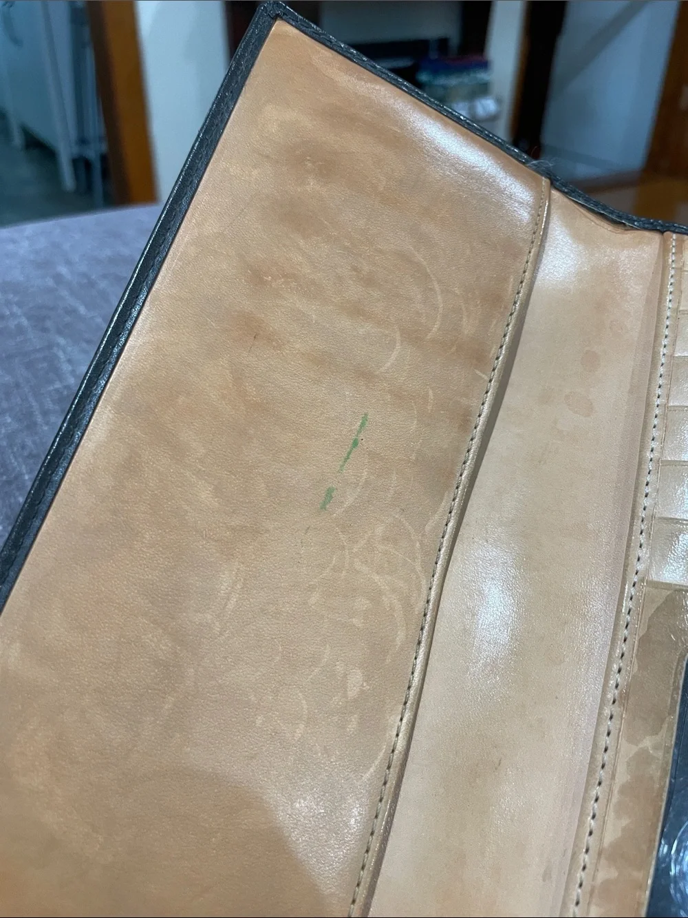 Coach Vintage Brown Monogram Buckle Wallet